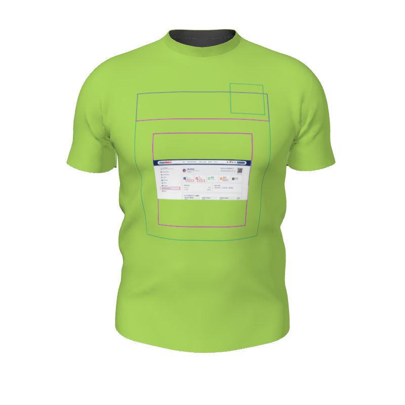 GS Custom Blank Design Dri-Fit Tee - Male DTF. (x 1)