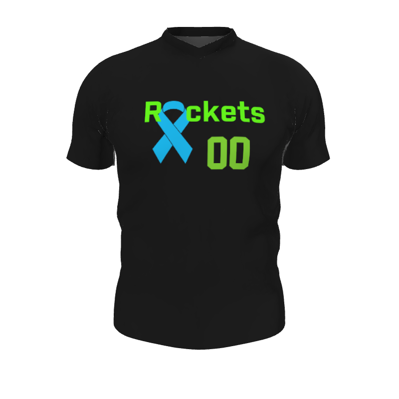 GS Custom Blank Design Pregame V-Neck Mens SS Jersey. (x 1)