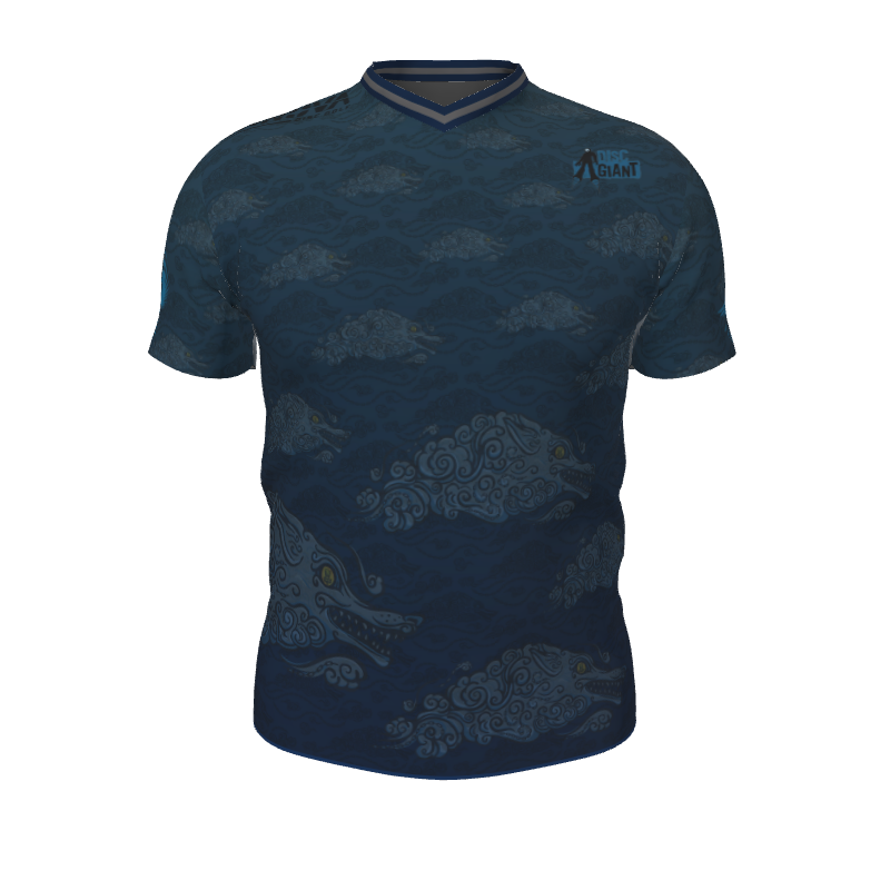 GS Custom Blank Design Pregame V-Neck Mens SS Jersey. (x 1)