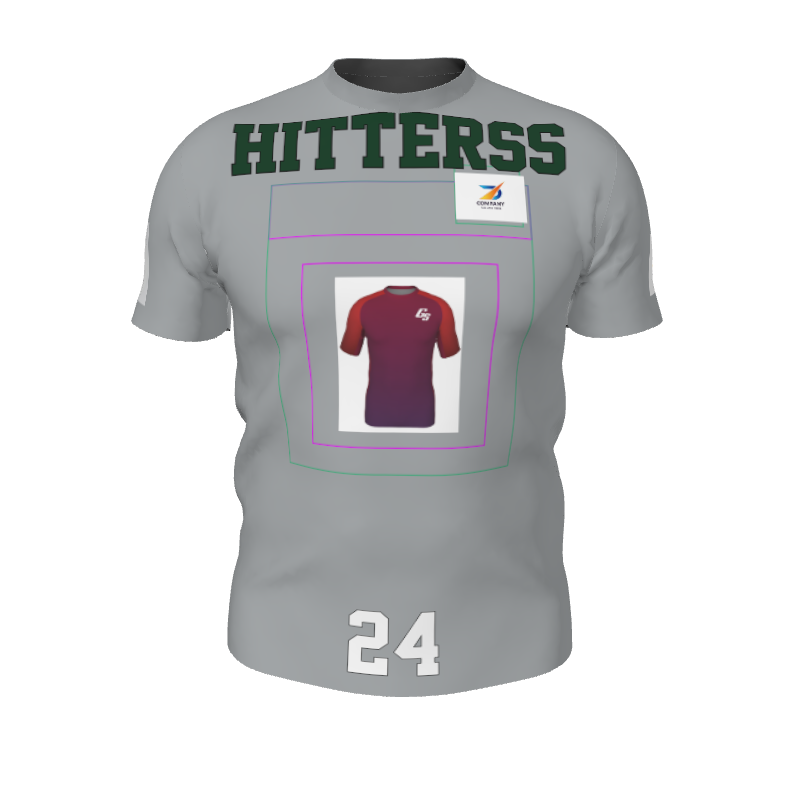 GS Custom Blank Design Dri-Fit Tee - Male DTF. (x 2)