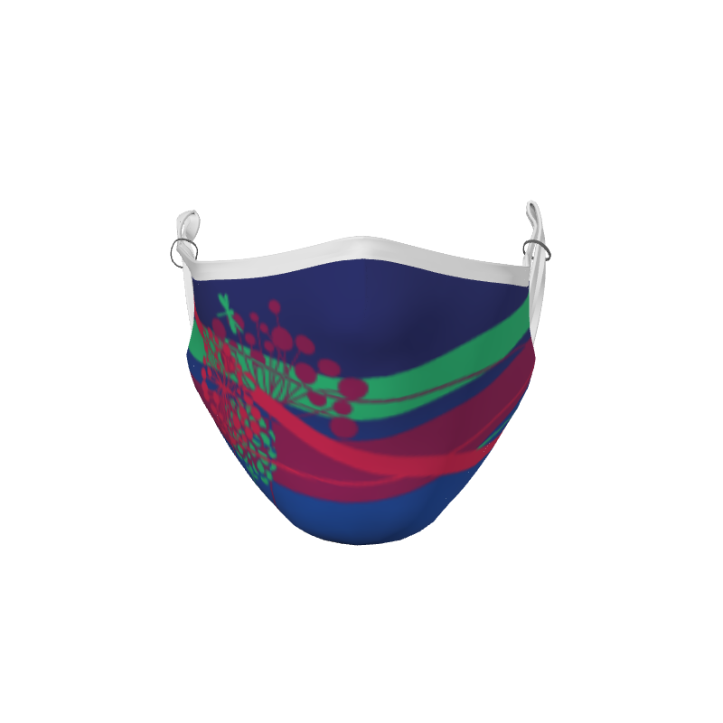 GS Custom Floral Facemask. (x 2)