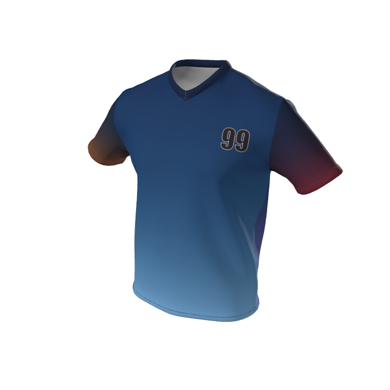 GS Custom 00 Fully Customizable V-Neck Short Sleeve Jersey. (x 5)