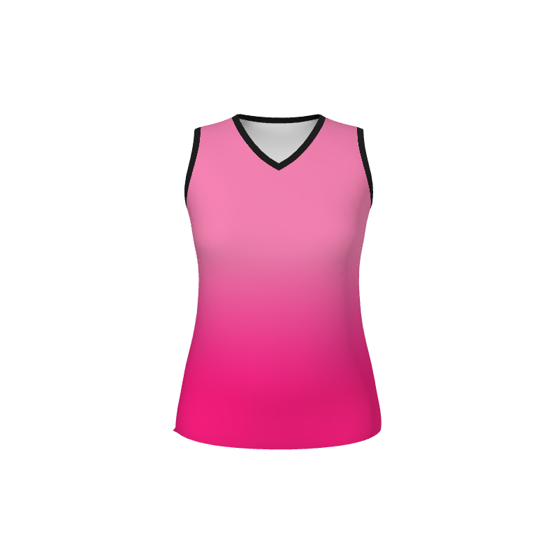 GS Custom Blank Design Female Overtime Reversible V-Neck Basketball Jersey. (x 1)
