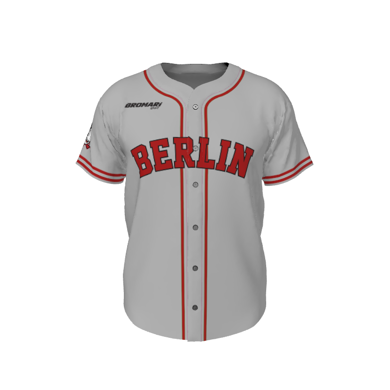 GS Custom 01 Male Line Drive Full Button Jersey. (x 1)