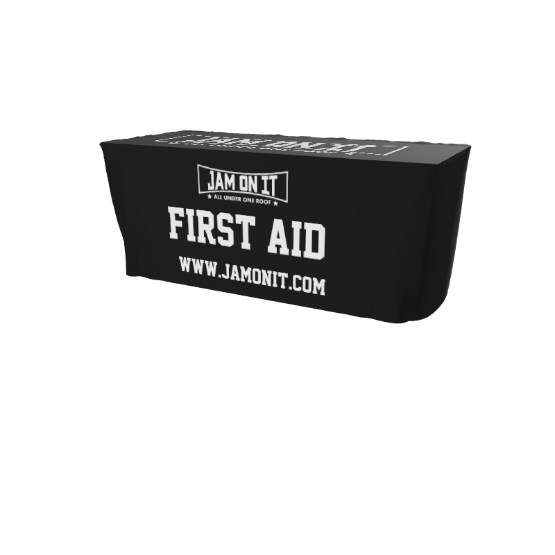 GS Custom Table Cloth 8ft Fitted Tablecloth. (x 1)