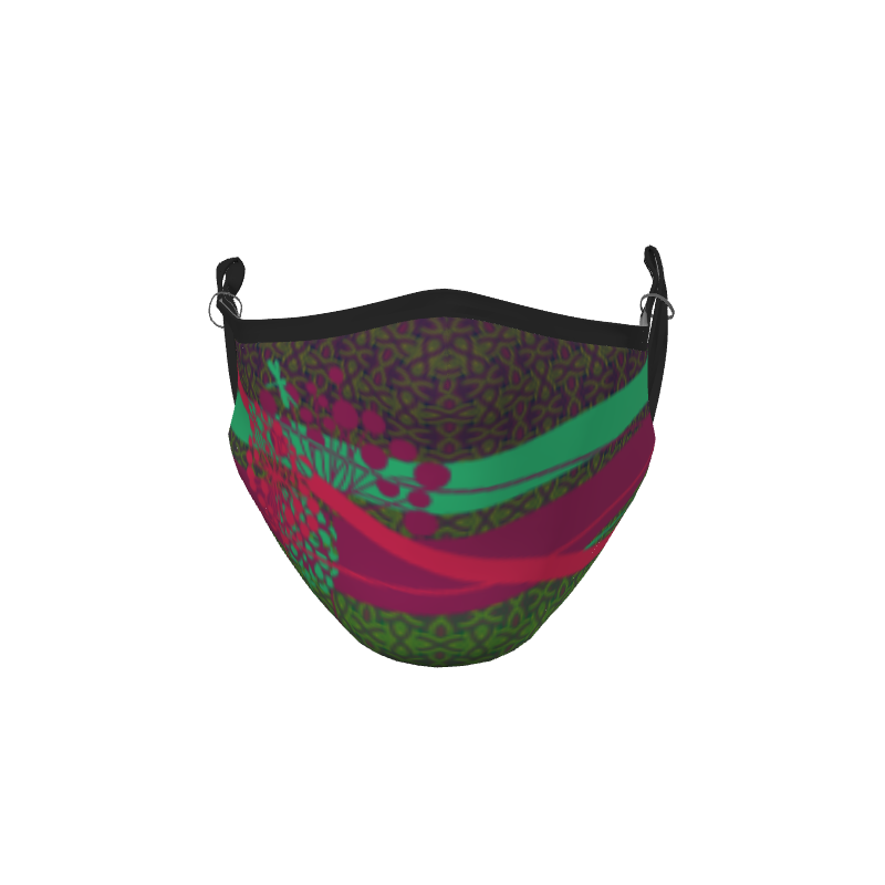 GS Custom Floral Facemask. (x 2)