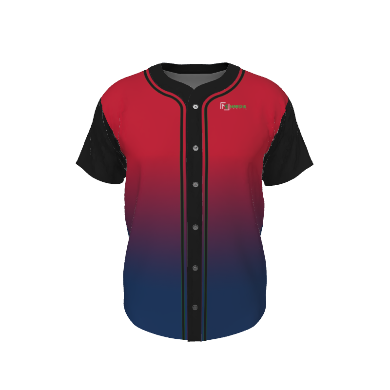 GS Custom 01 Male Line Drive Full Button Jersey. (x 1)