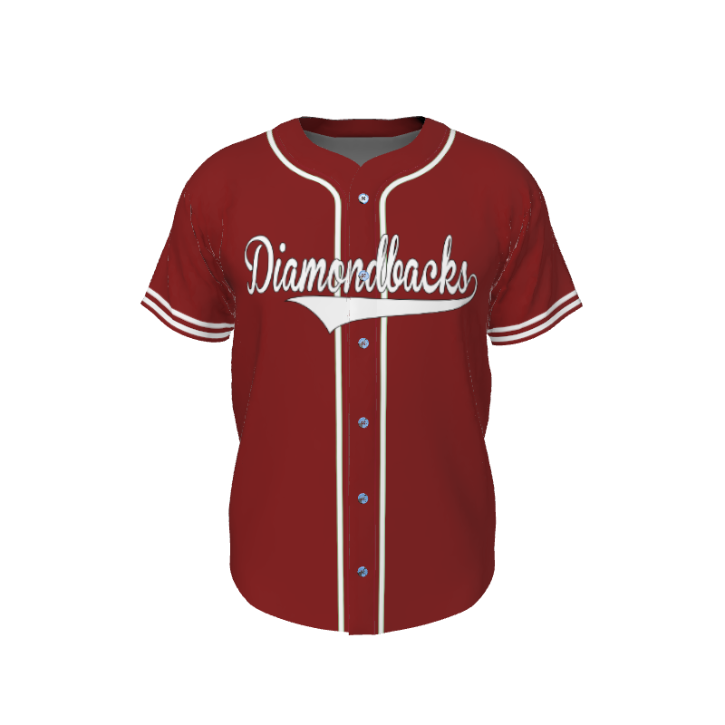 GS Custom 01 Male Line Drive Full Button Jersey. (x 1)