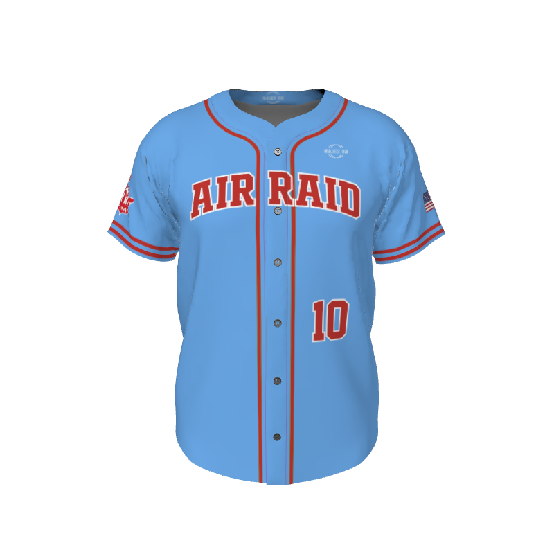 GS Custom 01 Male Line Drive Full Button Jersey. (x 1)