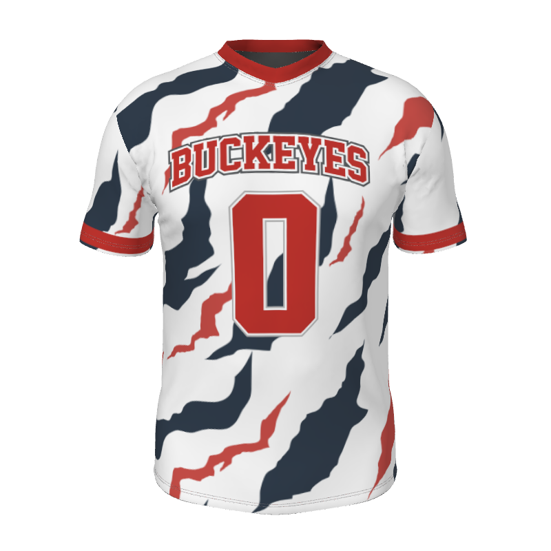 GS Custom Blank Design Pregame Male ShortSleeve V-Neck Jersey. (x 1)