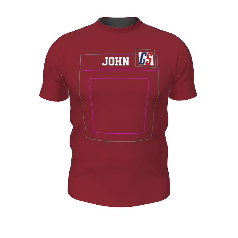 GS Custom Blank Design Dri-Fit Tee - Male DTF. (x 1)