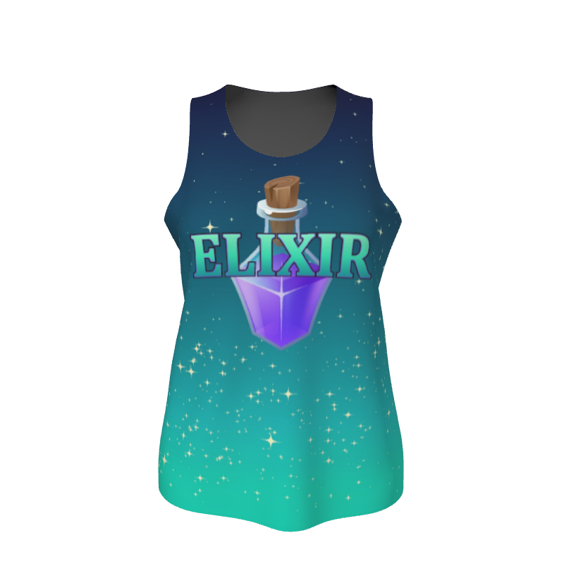 GS Custom Blank Design Female Sprinter Running Tank. (x 1)