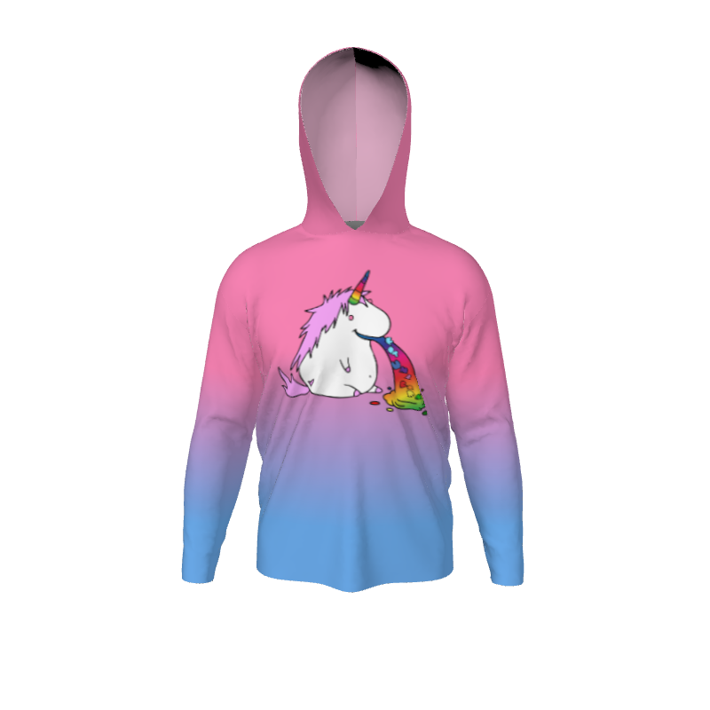 GS Custom Blank Design Male Hybrid LongSleeve Hooded Jersey. (x 1)