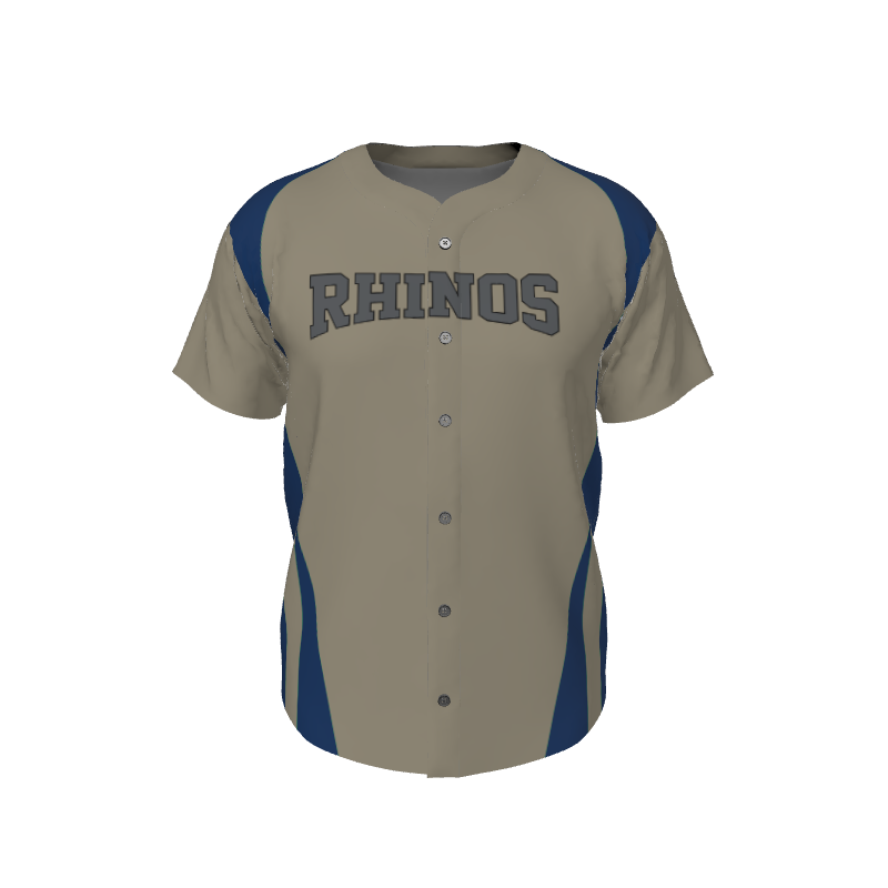 GS Custom 02 Male Line Drive Full Button Jersey. (x 1)