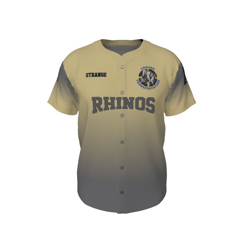 GS Custom Blank Design Male Line Drive Full Button Jersey. (x 1)