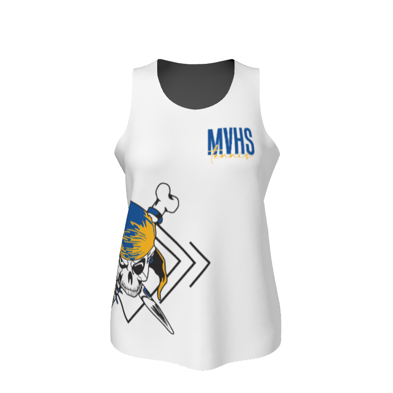 GS Custom Blank Design Female Sprinter Running Tank. (x 1)