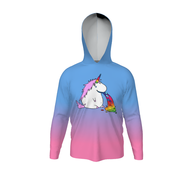 GS Custom Blank Design Male Hybrid LongSleeve Hooded Jersey. (x 1)