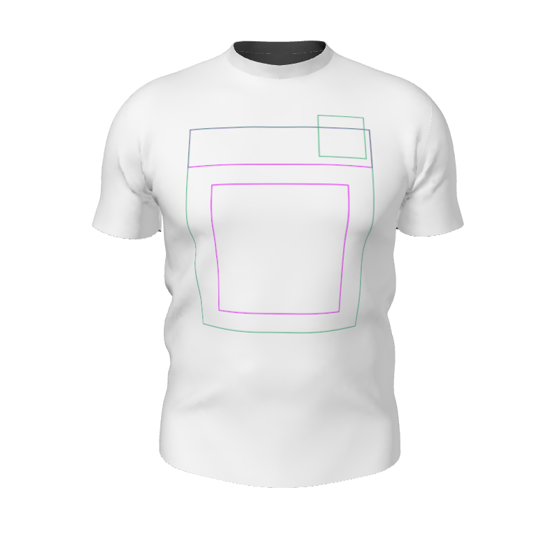GS Custom Blank Design Dri-Fit Tee - Male DTF. (x 1)