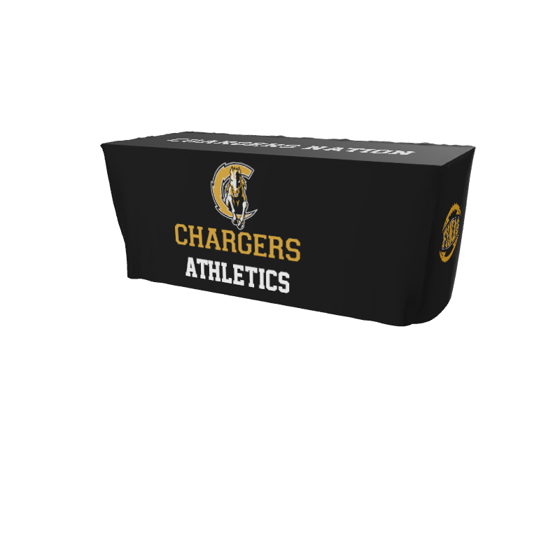 GS Custom Table Cloth 8ft Fitted Tablecloth. (x 1)