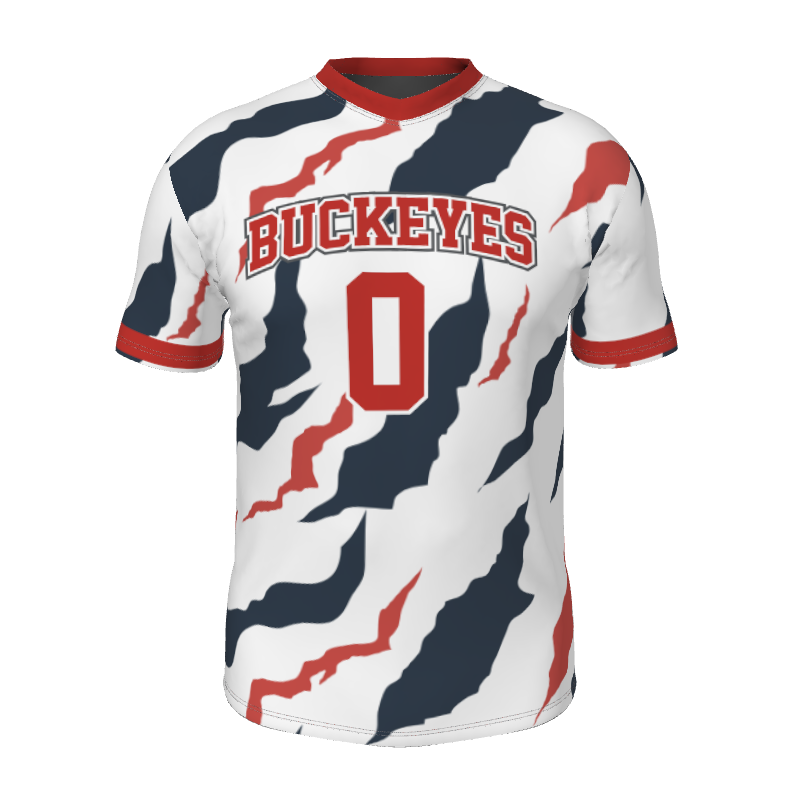 GS Custom Blank Design Pregame Male ShortSleeve V-Neck Jersey. (x 1)