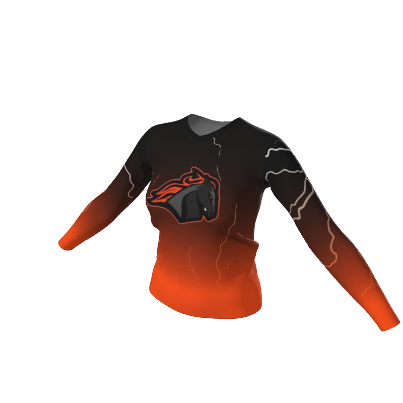 GS Custom 00 FC Womens LongSleeve Fitted V-Neck jersey. (x 1)