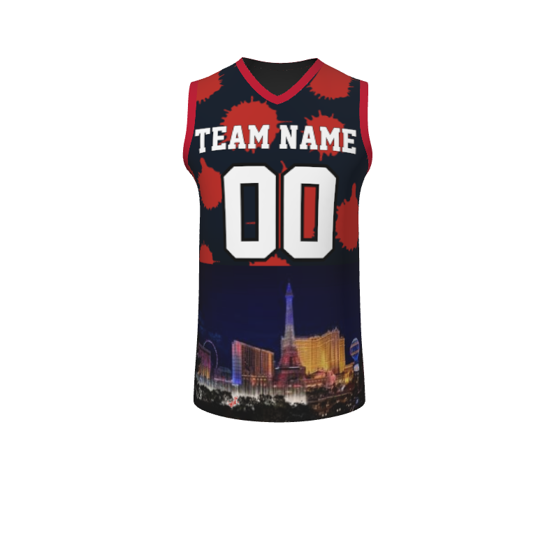 GS Custom 02 Male V-Neck Halfcourt Basketball. (x 1)