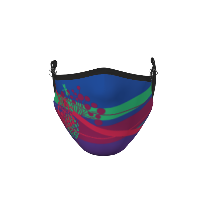 GS Custom Floral Facemask. (x 2)