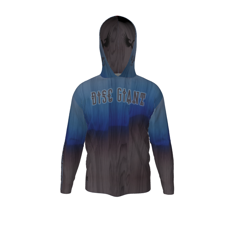 GS Custom Blank Design Male Hybrid LongSleeve Hooded Jersey. (x 1)