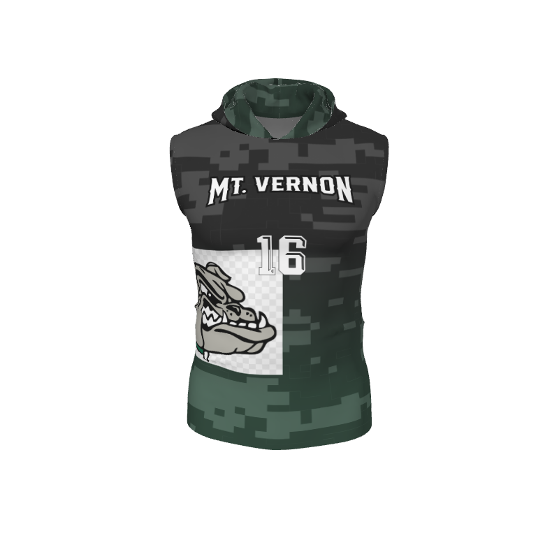 GS Custom Blank Design Sleevless Hooded Compression. (x 1)