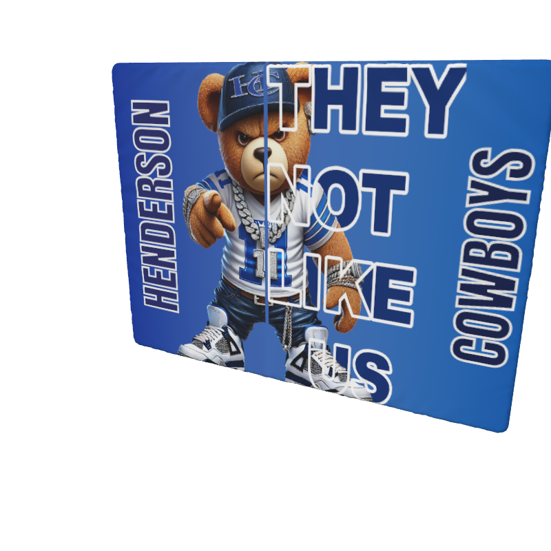 GS Custom 01 45x45 Fuzzy Blanket. (x 1)