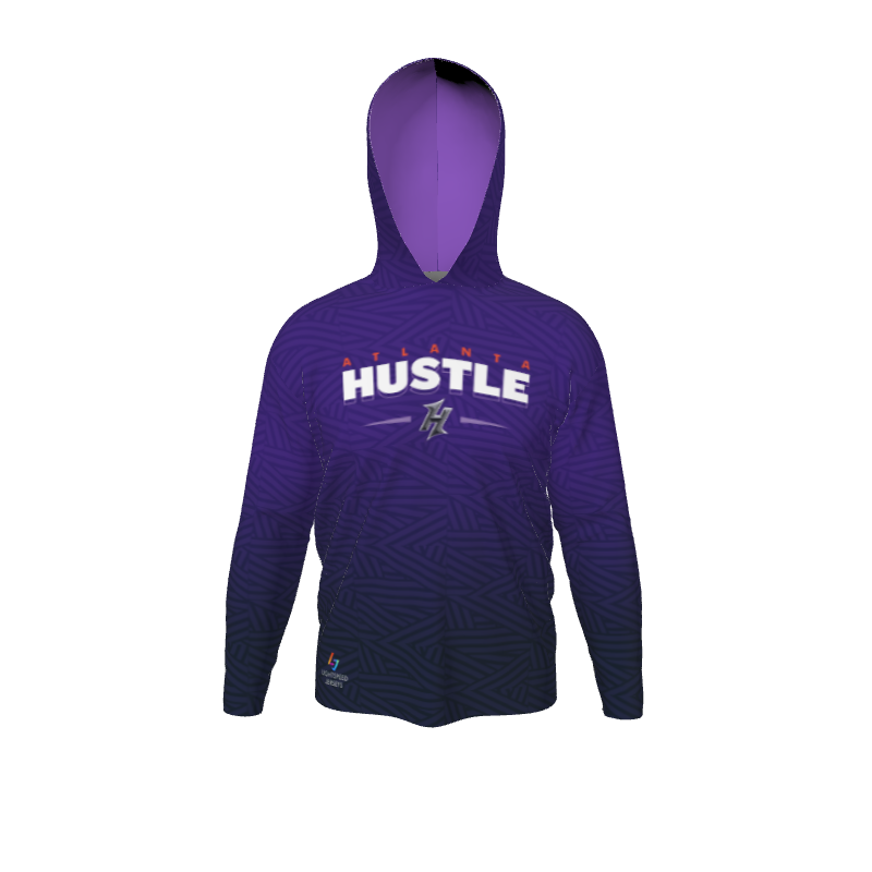 GS Custom Blank Design Male Hybrid LongSleeve Hooded Jersey. (x 1)