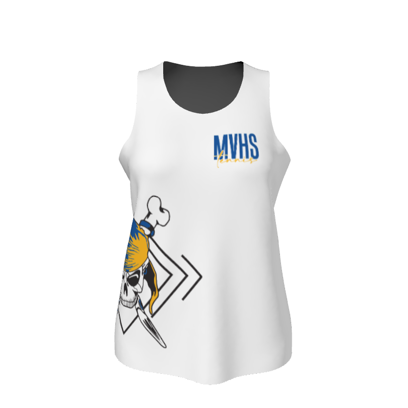 GS Custom Blank Design Female Sprinter Running Tank. (x 1)