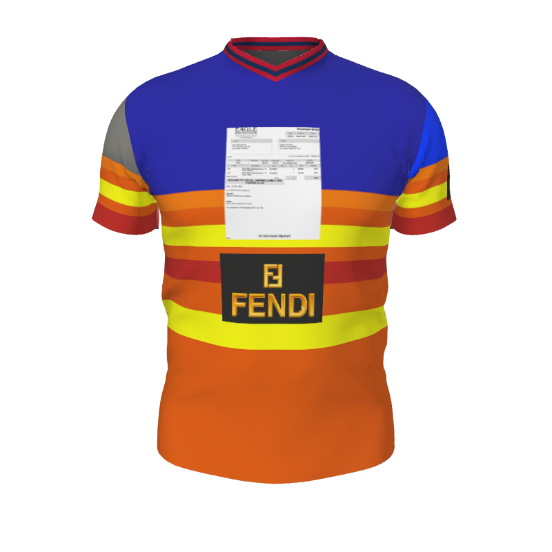 GS Custom 02 Gameday Mens V-Neck Jersey. (x 1)