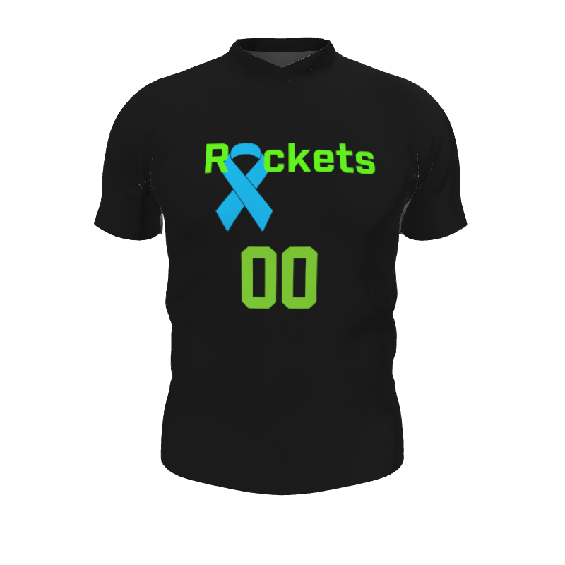 GS Custom Blank Design Pregame V-Neck Mens SS Jersey. (x 1)