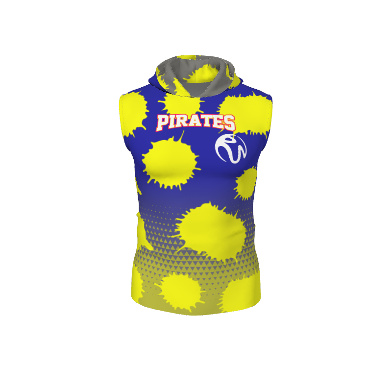 GS Custom Blank Design Sleevless Hooded Compression. (x 1)