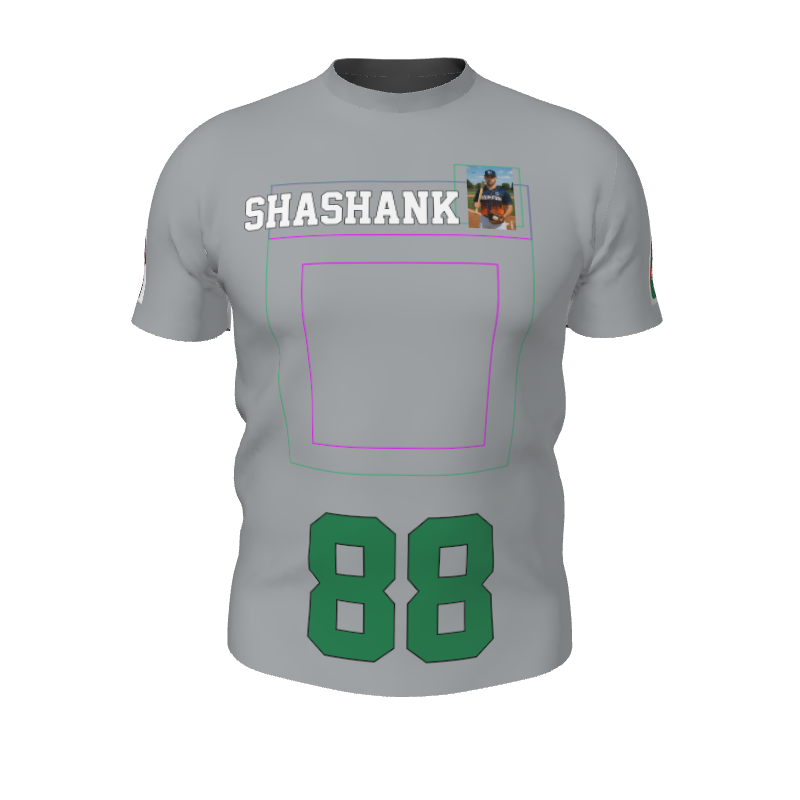 GS Custom Blank Design Dri-Fit Tee - Male DTF. (x 1)