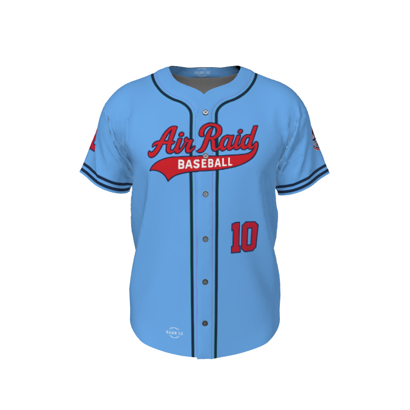 GS Custom 01 Male Line Drive Full Button Jersey. (x 1)