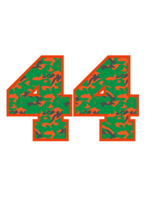 Pro Custom 01 Custom DTF Numbers. (x 1)