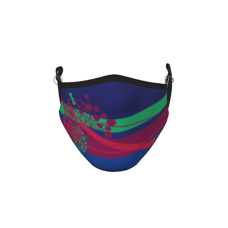 GS Custom Floral Facemask. (x 1)