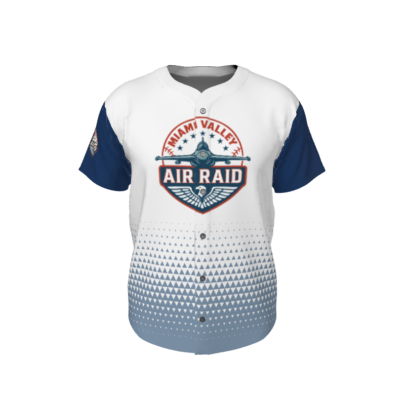 GS Custom Blank Design Male Line Drive Full Button Jersey. (x 1)