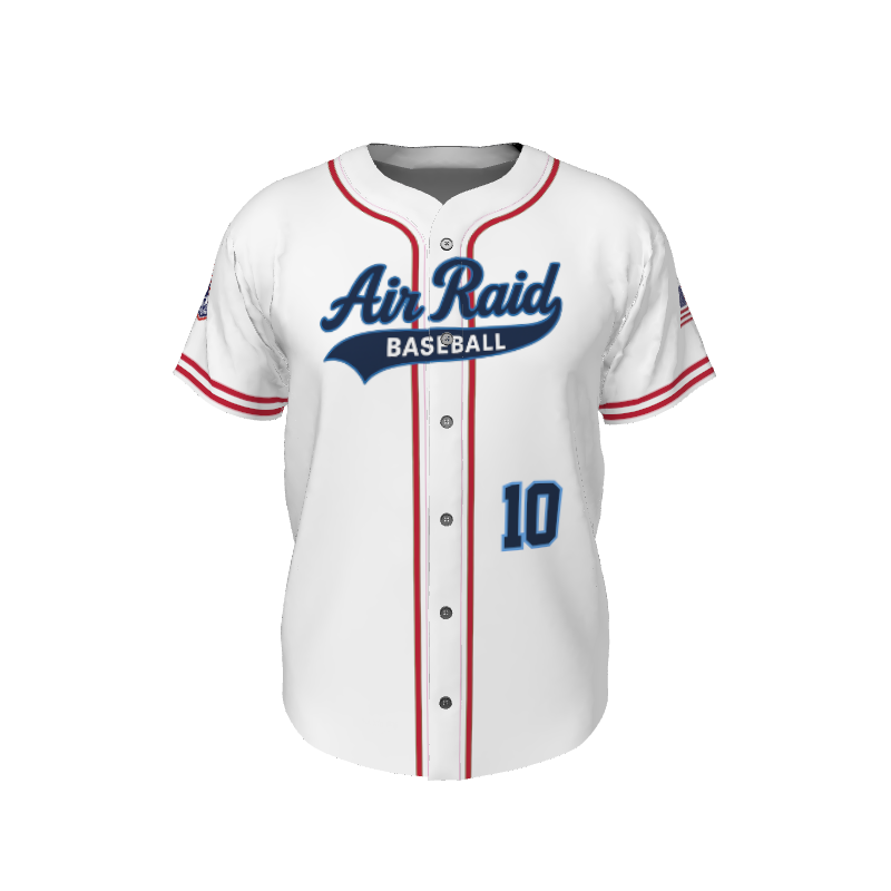 GS Custom 01 Male Line Drive Full Button Jersey. (x 1)