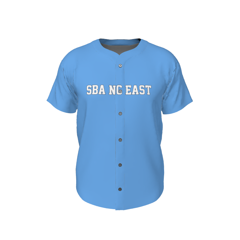 GS Custom Blank Design Male Line Drive Full Button Jersey. (x 1)