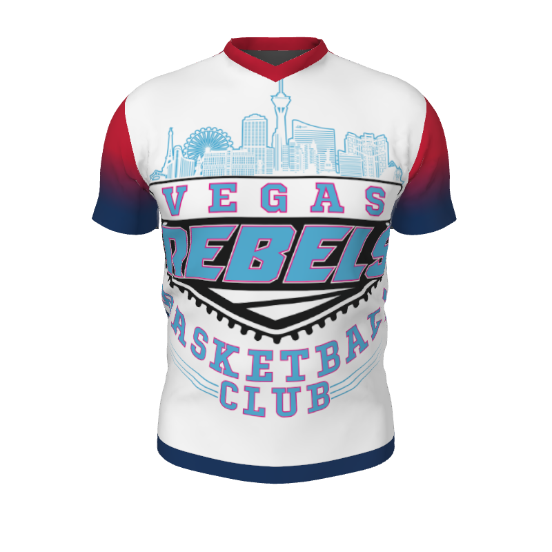 GS Custom Blank Design Pregame V-Neck Mens SS Jersey. (x 1)