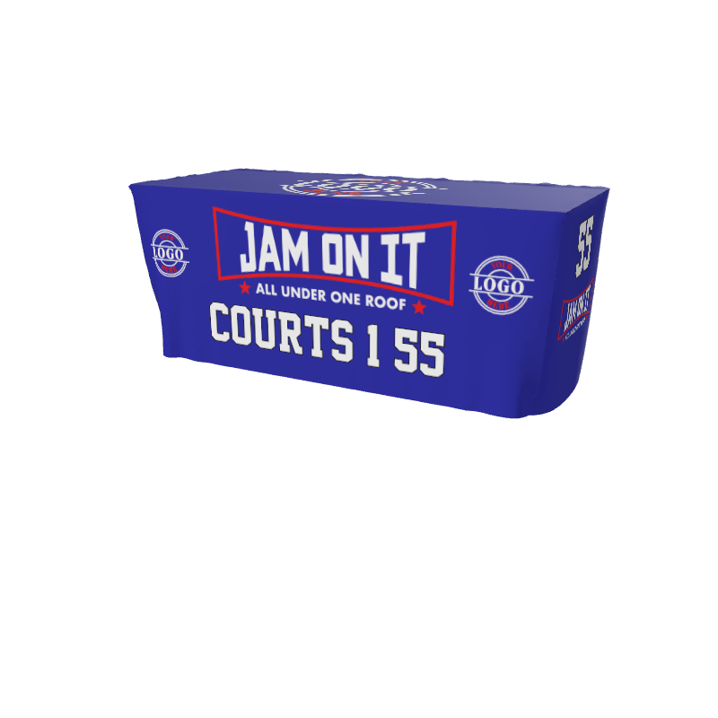 GS Custom Table Cloth 8ft Fitted Tablecloth. (x 1)