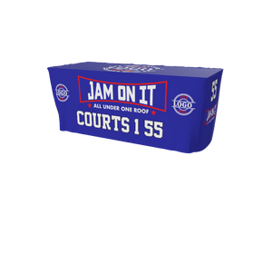 GS Custom Table Cloth 8ft Fitted Tablecloth. (x 1)