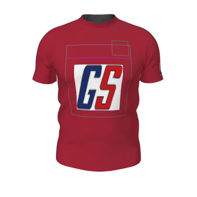 GS Custom Blank Design Dri-Fit Tee - Male DTF. (x 1)