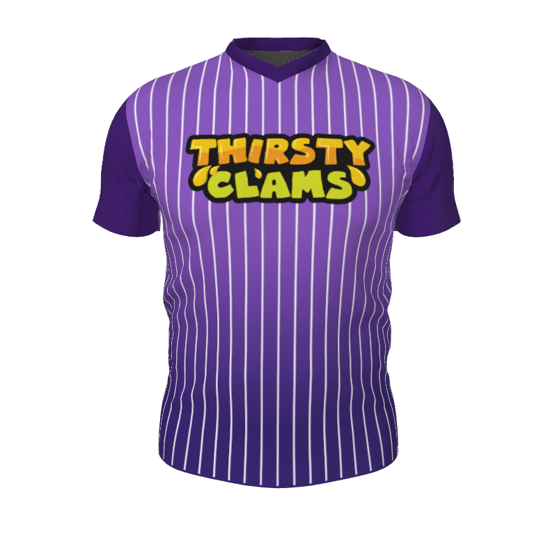 GS Custom Blank Design Pregame V-Neck Mens SS Jersey. (x 1)