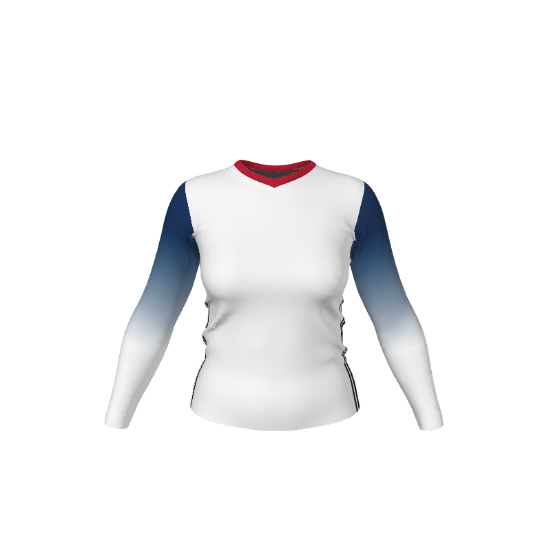 GS Custom 01 Female Spiker LS V-Neck Jersey. (x 1)