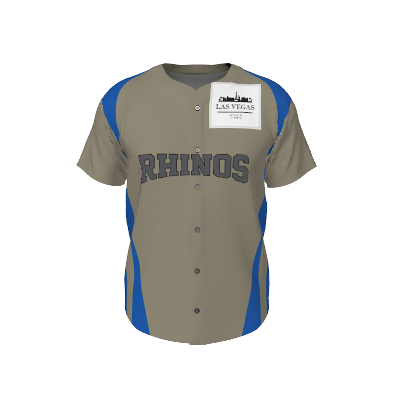 GS Custom 02 Male Line Drive Full Button Jersey. (x 1)