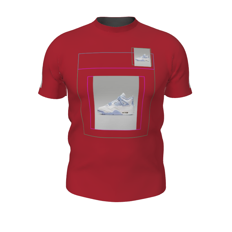 GS Custom Blank Design Dri-Fit Tee - Male DTF. (x 1)